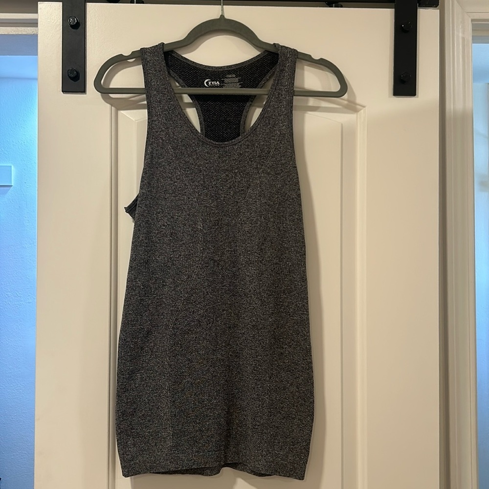Zyia Gray Copper Charged Tank